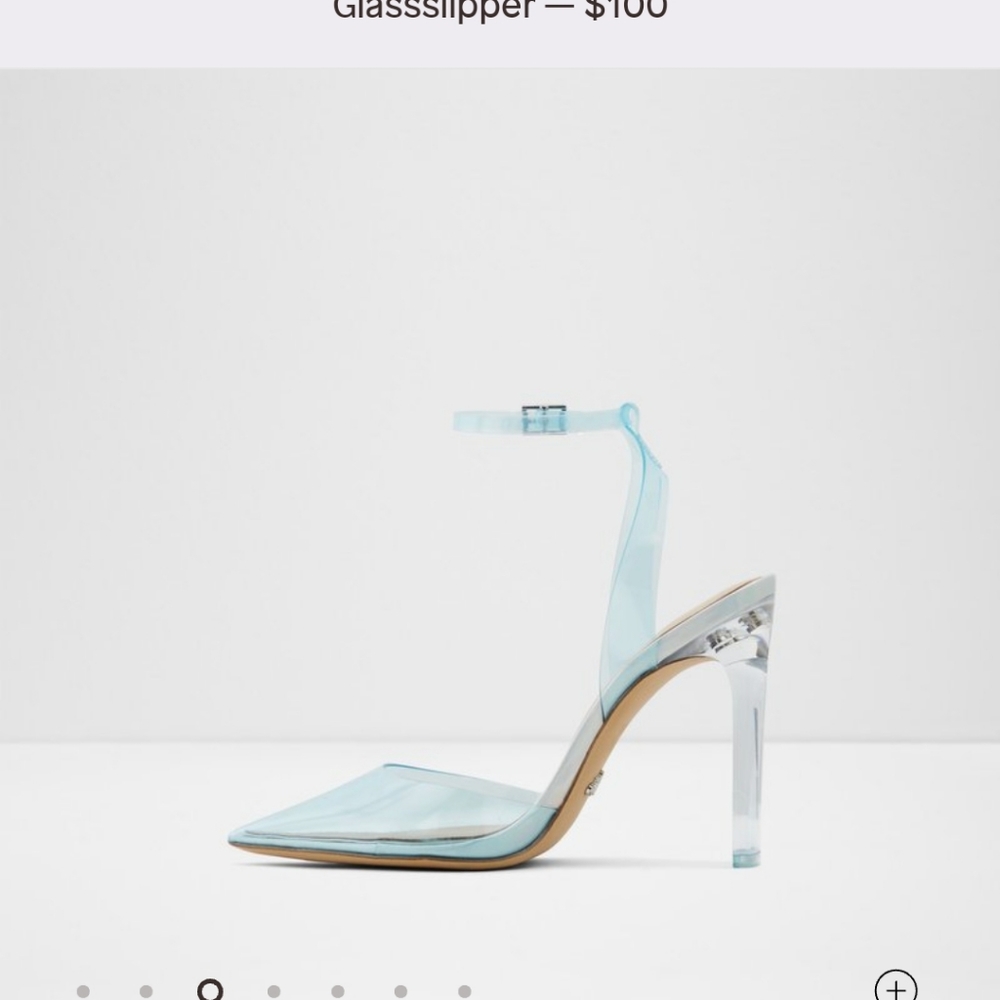 Glass slipper Aldo x Disney Size 8.5